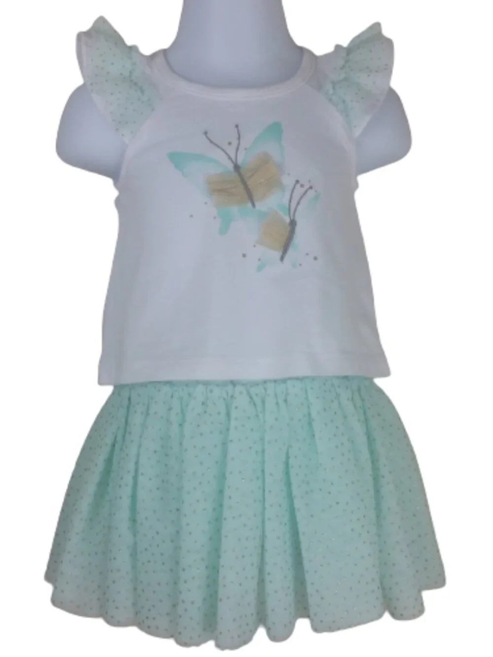 Babyrageous Baby Girl Outfit Bundle 9M Tutu Dress Skirt Set Summer Clothes Lot